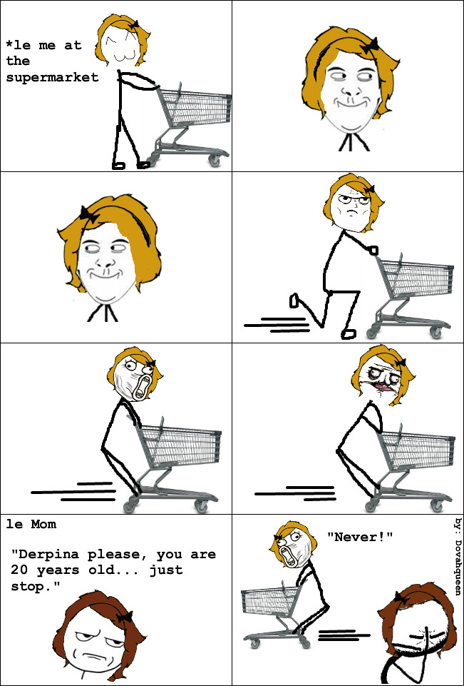 Shopping Cart Surfing Meme By Dovahqueen Memedroid