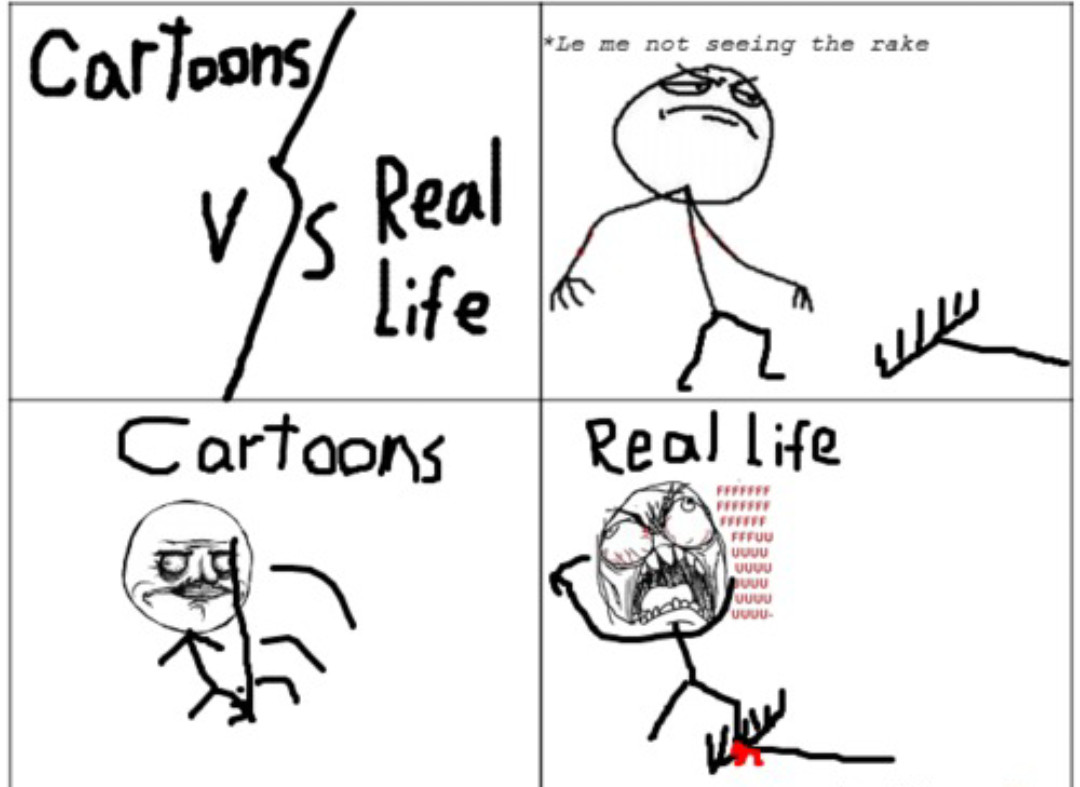 Cartoons Vs Real Life Meme By Darxyn Memedroid