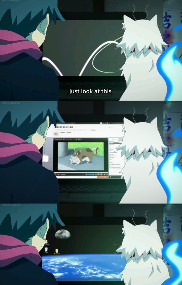 Anime Name: Punch Line. Even Cats need a relief. - Meme by -Slender-Man- :)  Memedroid