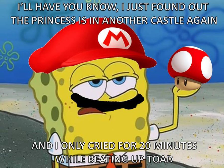 Its a me spongebob mariopants - Meme by big_guy :) Memedroid