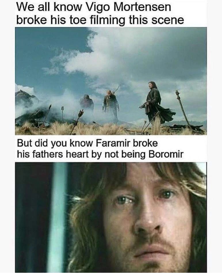 ozzy osbourne faramir meme