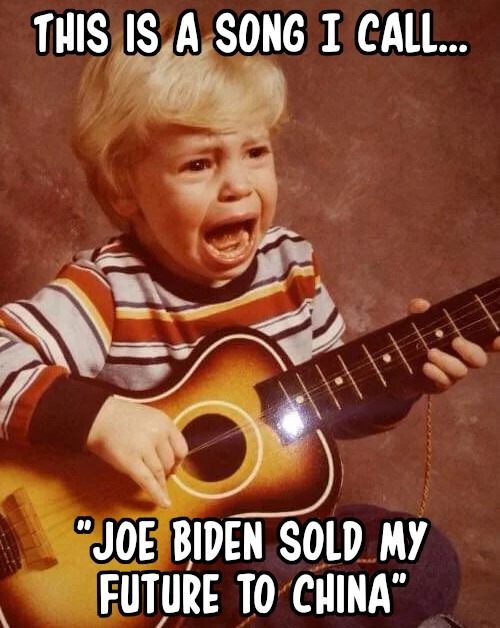 Joe Biden Sold My Future to China - Meme by defiantamerica :) Memedroid