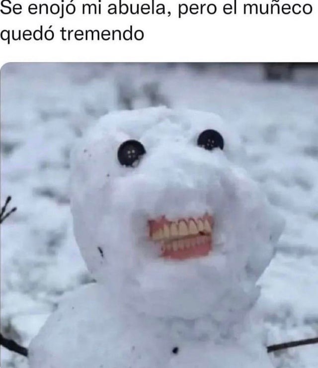 El Mu Eco De Nieve Qued Tremendo Meme Subido Por Garbo Memedroid