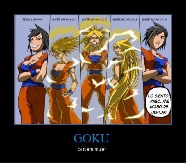 Goku mujer :S - Meme by Ulisestroll :) Memedroid