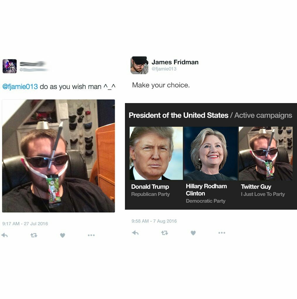 Twitter Guy For President Meme By Qwertyamc Memedroid