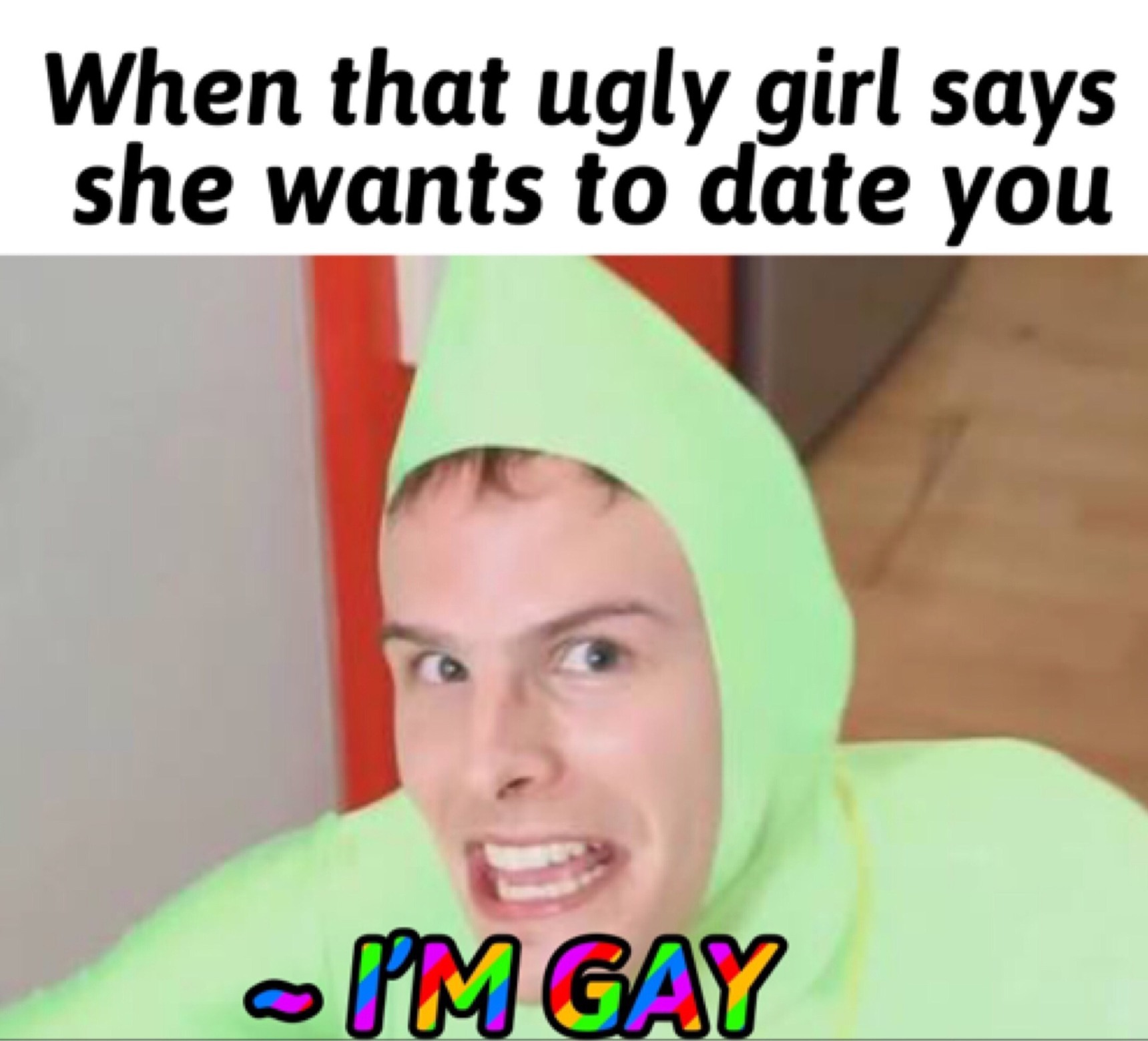 thats it im gay meme