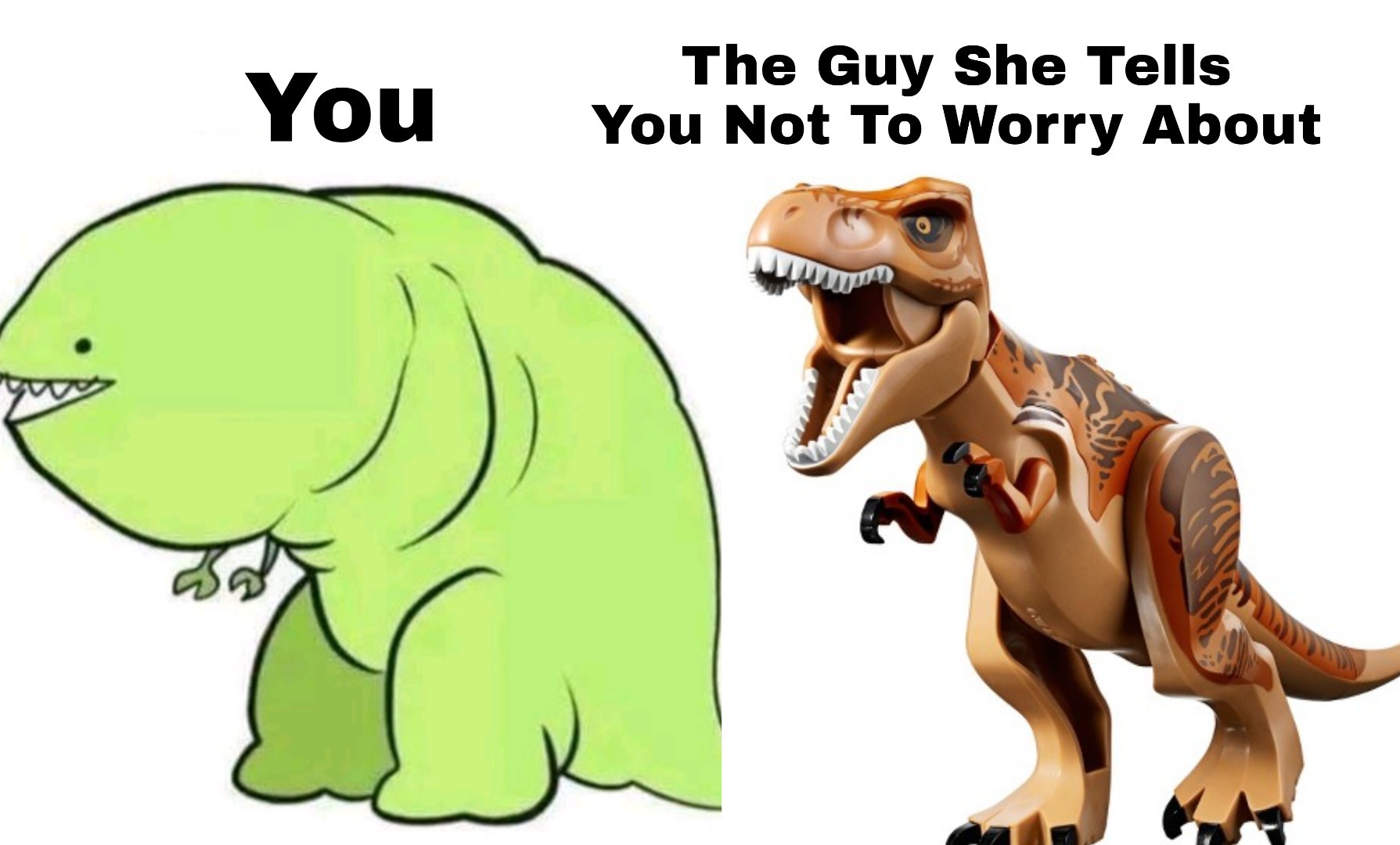 Enjoy the meme 'Fat T-Rex' uploaded by Dabalicious. 