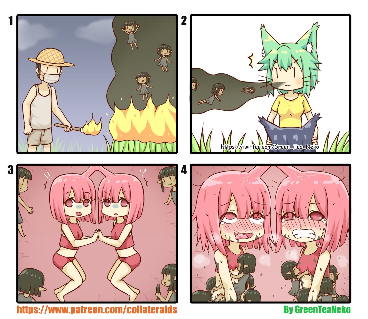 Green tea neko comics