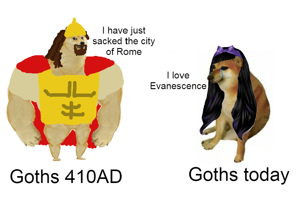 Just Wanna Sack Rome With My Big Tiddy Goth Gf Meme By Dankestmeme Memedroid