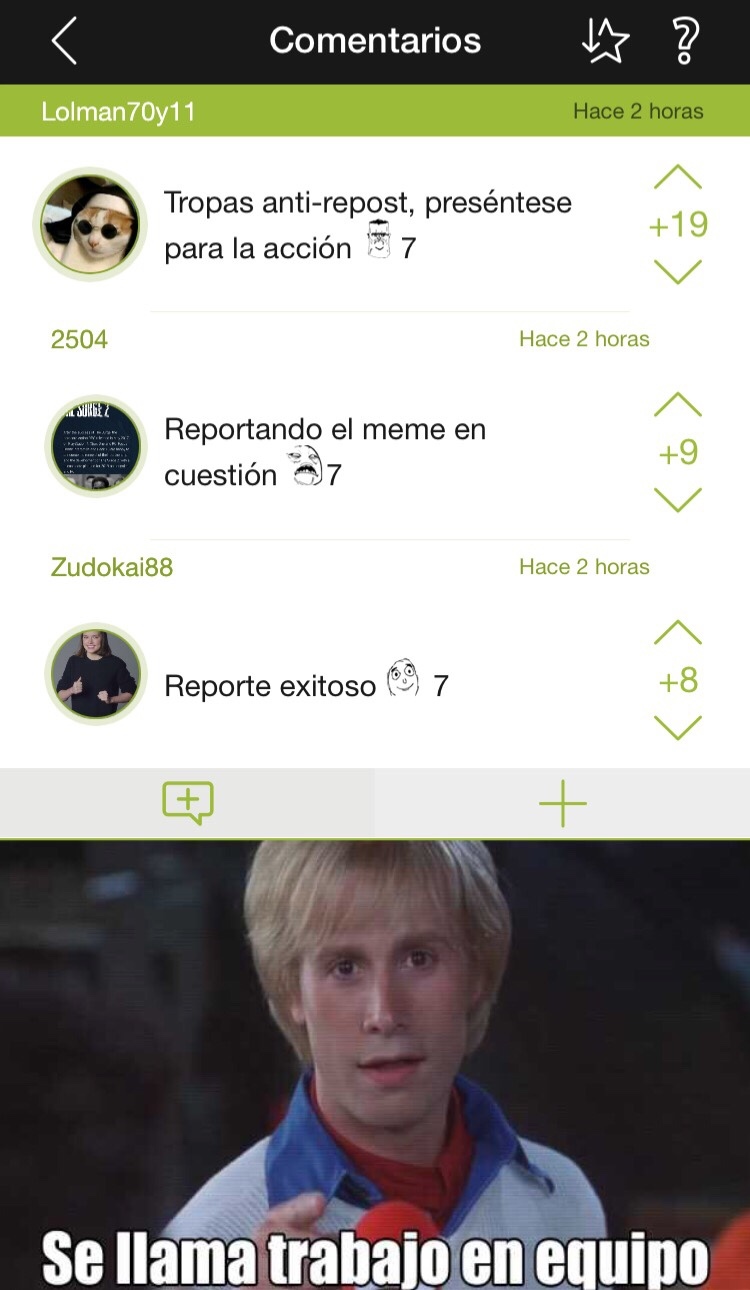 A Eso Se Le Llama Trabajo En Equipo   Meme Subido Por Sebas_alv