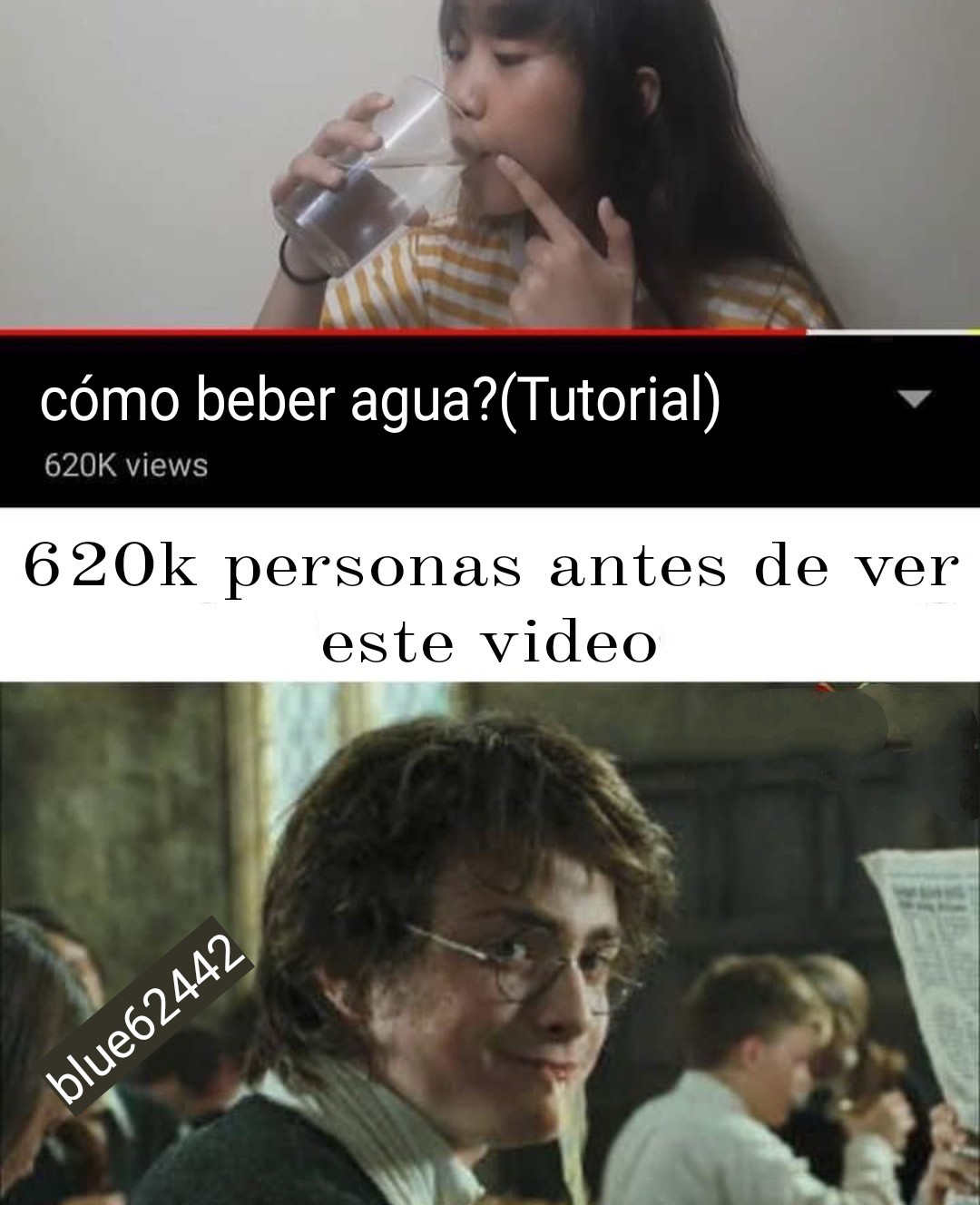Cómo beber agua Meme subido por Blue62442 ) Memedroid