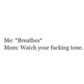 Every mom does this