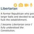Libertarian party for the win! (Not liberal)