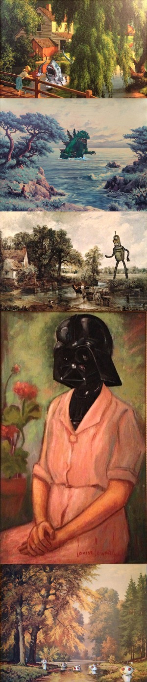 By artist called Dave Pallot. his paintings are really cool - meme