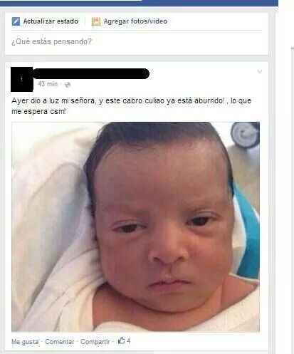 la cara del bebe - meme