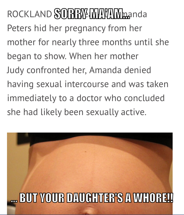 14 Year Old Pregnant with Jesus.... - meme