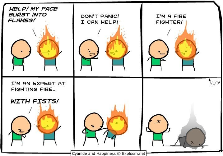 Fire fighter - meme