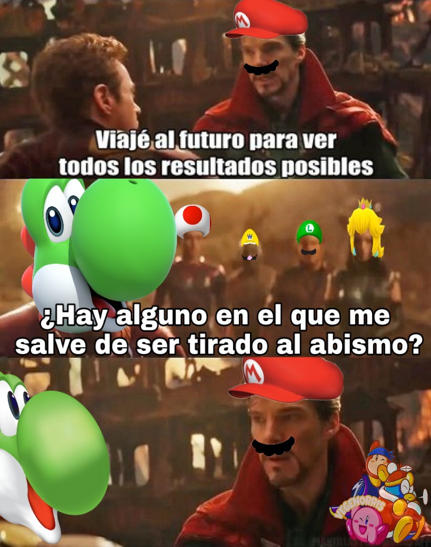 No me quiero ir, señor Mario :( - meme