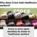Those who wear Crocs lose their cocks