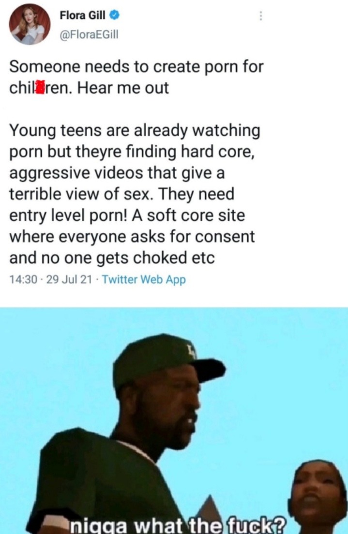 Resumen: dice que hay que crear porno para niños - meme