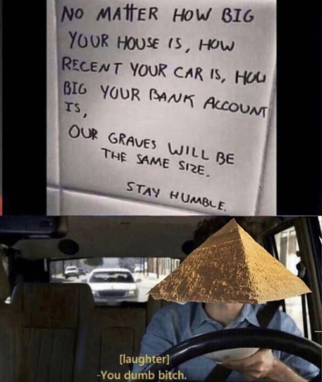 take your marble headstone and shove it nerd - meme