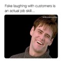 Fake laughing meme