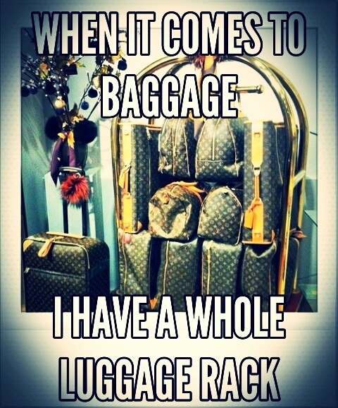 Lots of baggage - meme