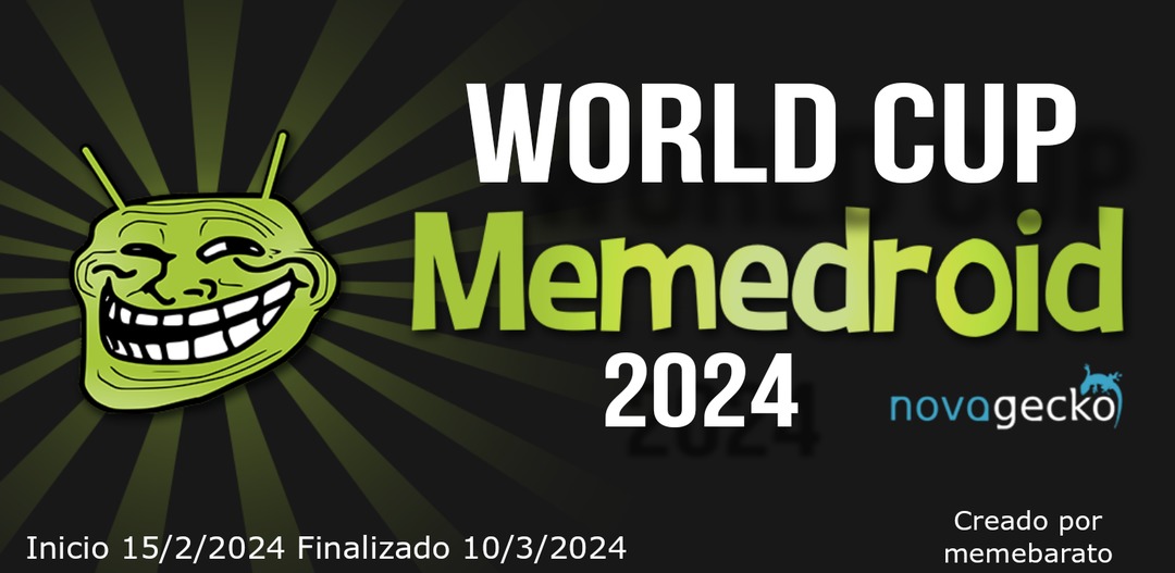 Logo oficial del mundial memedroid 2024
