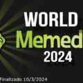 Logo oficial del mundial memedroid 2024