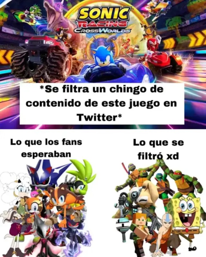 Y en el Mario kart World solo nos dan a una vaca (irell mom) como otro personaje jugable - meme