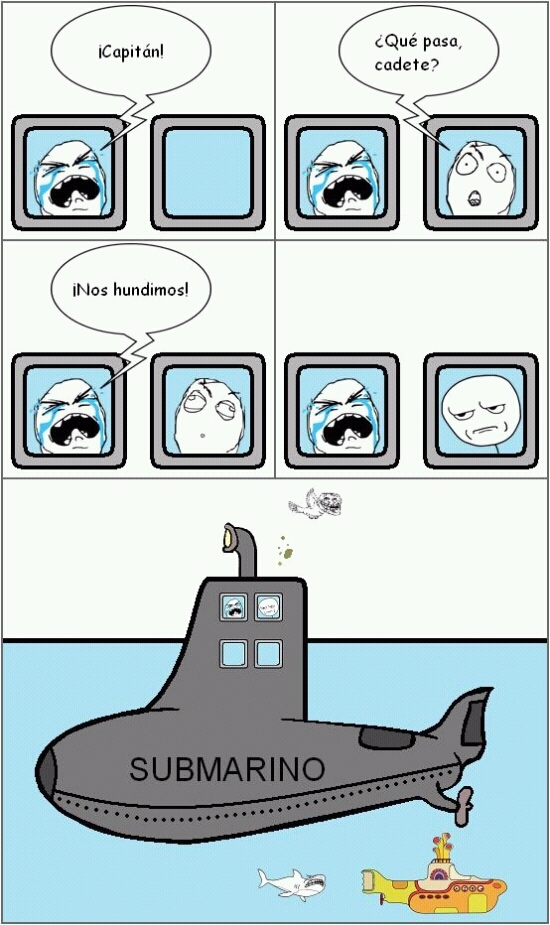 Oh genial es submarino - meme