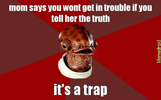 Title it's a trap - meme
