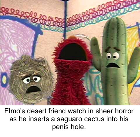 Oh dear, Elmo. Not again. - meme