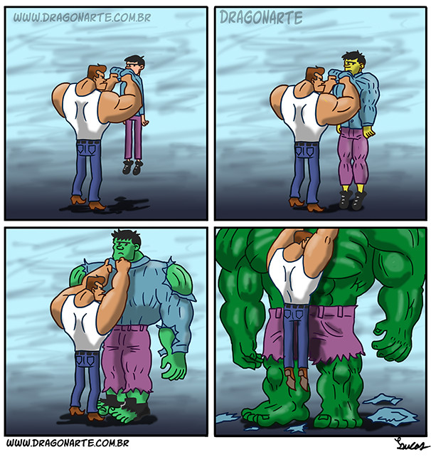 Chuck Norris VS nockia VS le pantalon de Hulk - meme