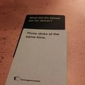 That white card wins every time