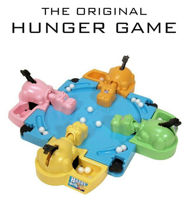 Hungry hungry hippos - meme