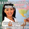 My math teacher