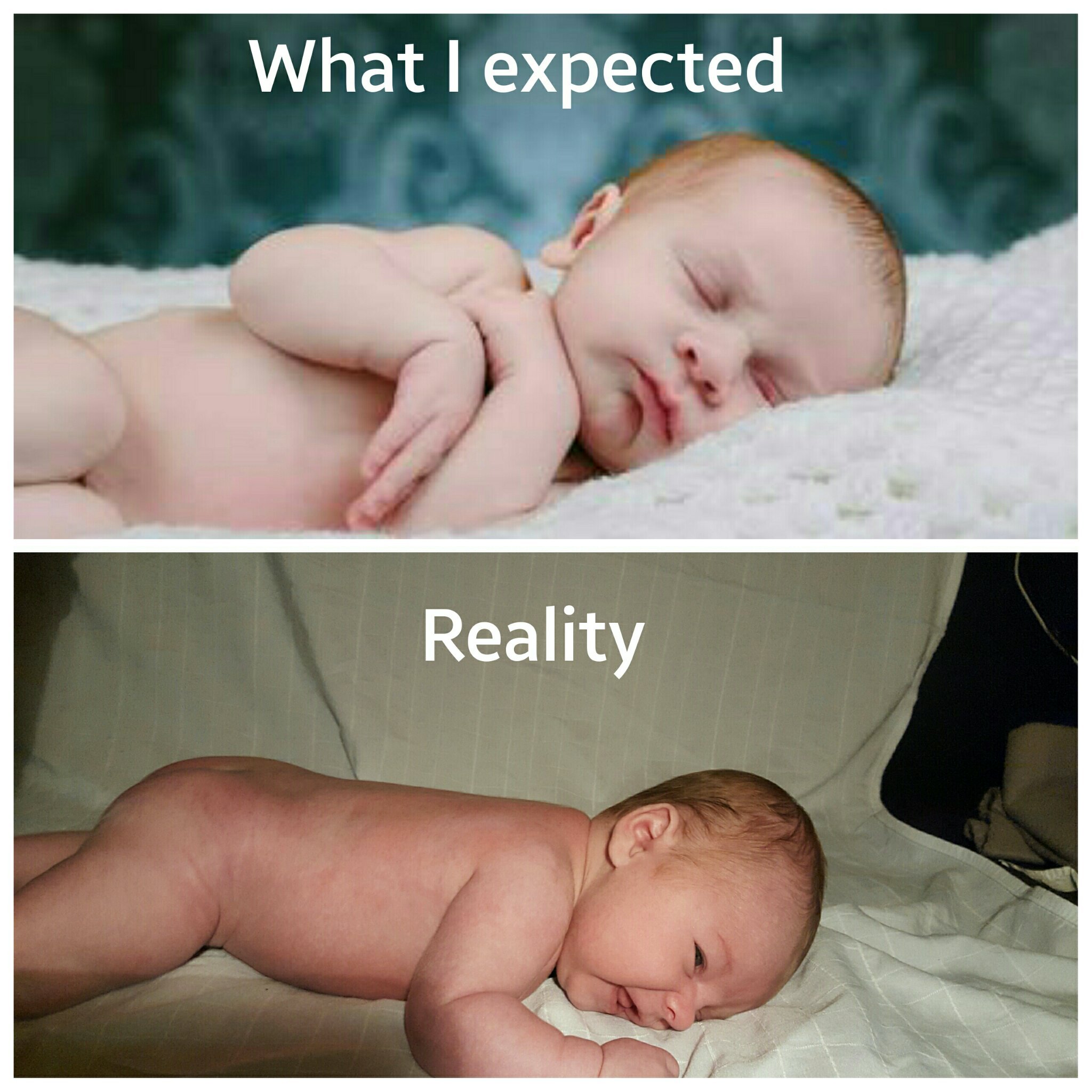 Life with a baby - meme
