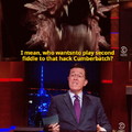 Colbert interviews Smaug