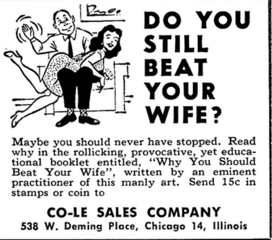 Actual ads from 50 yrs ago - meme