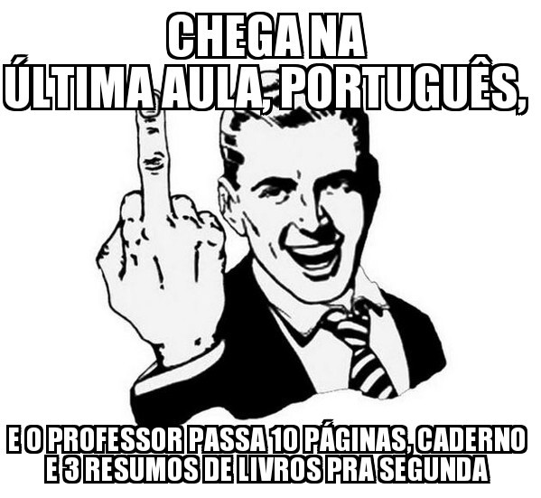 Português, pq ;-; - meme