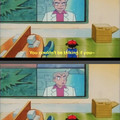 That's it.Prof Oak has come of age,and snapped.