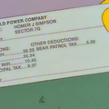 La paye de Homer