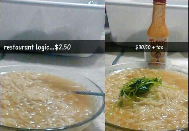 restaurant logic - meme