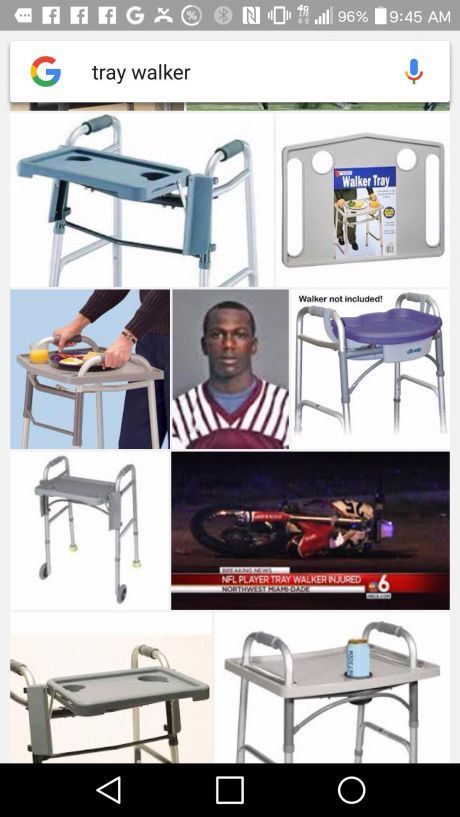Googled "Tray Walker", the NFL player who recently died - meme