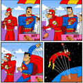 Quel gicleur superman badum tss