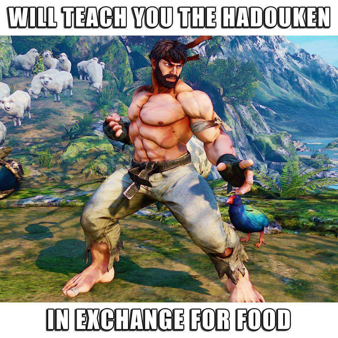 But how do you feel about people who do hadouken's? - meme