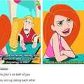 Kim possible and Ron stopable
