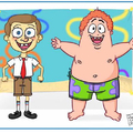 Bob et Patrick en humain !