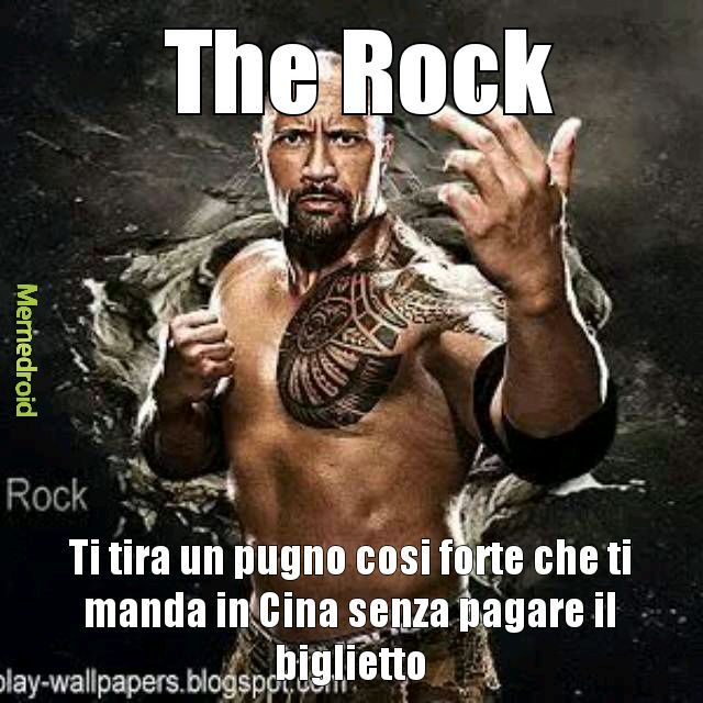 The Rock is the Champion - meme